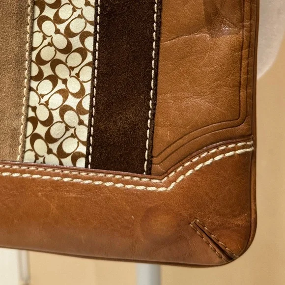 Coach Leather & Suede Crossbody Bag, Style No: J0693-10550 - Picture 6 of 11